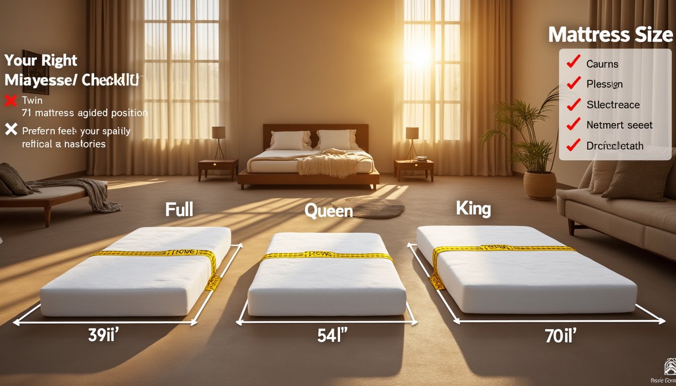 découvrez notre guide des tailles de matelas pour choisir la dimension qui vous convient le mieux. apprenez à optimiser votre confort et à sélectionner le matelas idéal en fonction de votre espace et de vos préférences. ne laissez plus le doute vous envahir et améliorez la qualité de votre sommeil dès aujourd'hui!