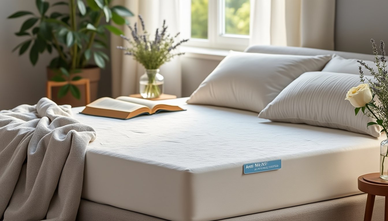 découvrez notre matelas anti-acarien conçu pour garantir un sommeil sain et réparateur. profitez d'un confort optimal tout en protégeant votre santé grâce à des matériaux innovants et hypoallergéniques, pour des nuits paisibles et sans allergènes.