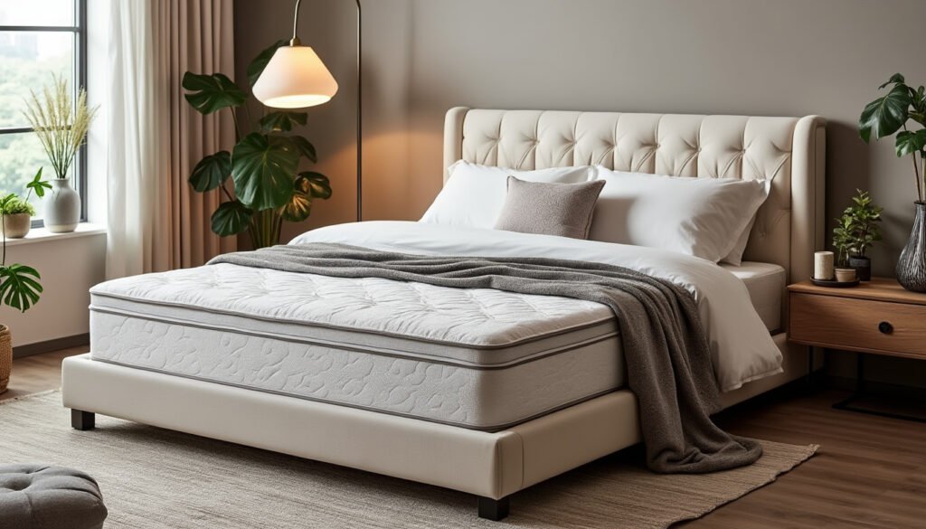 découvrez le matelas queen size, l'alliance idéale entre confort et fonctionnalité. profitez d'un espace généreux pour vous reposer sans sacrifier la praticité de votre chambre. un choix parfait pour un sommeil réparateur!