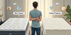 découvrez comment choisir entre un matelas dur et un matelas mou pour un sommeil réparateur. nos conseils vous permettront d'évaluer vos besoins en confort et soutien, en tenant compte de votre position de sommeil et de vos préférences personnelles.